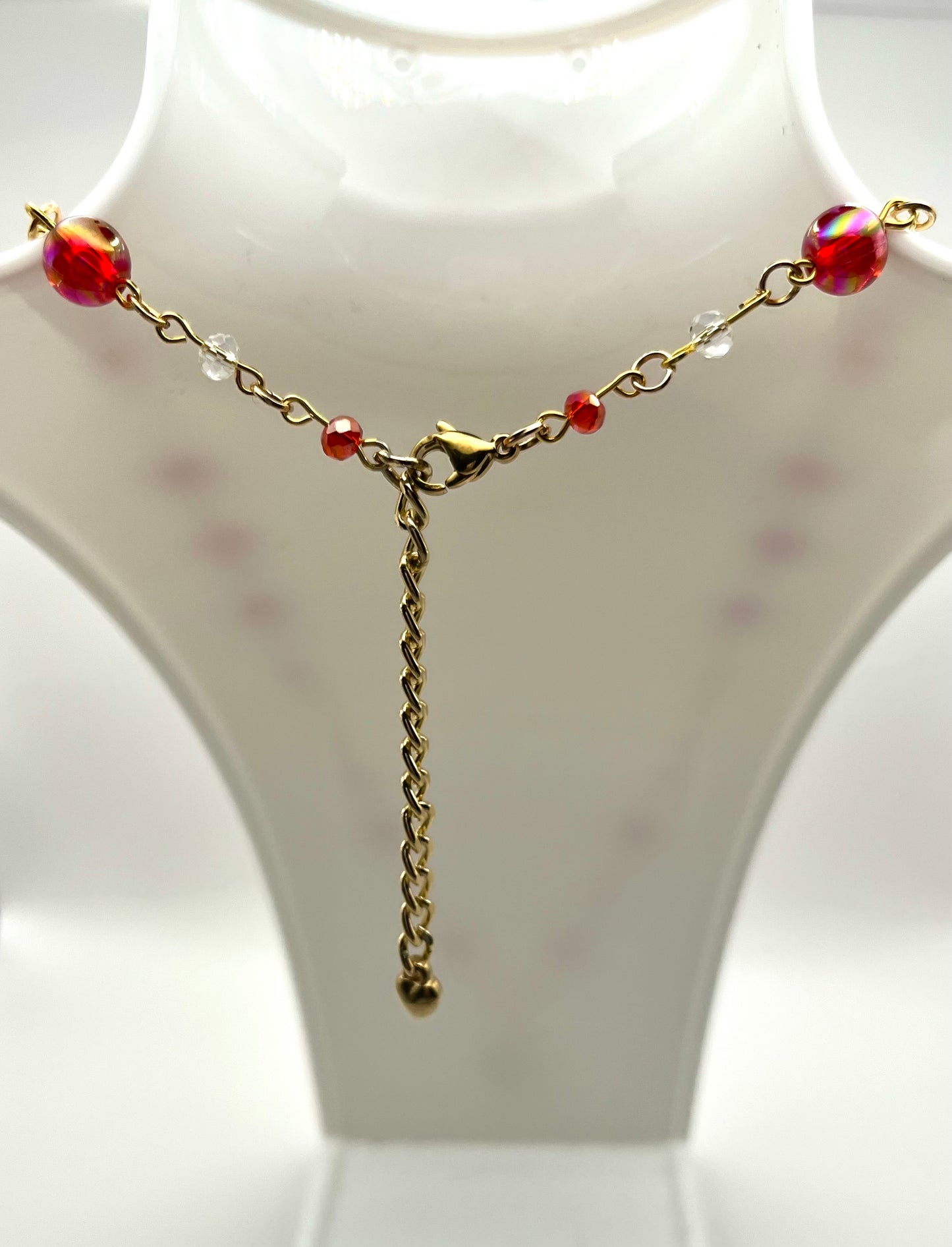 ruby heart necklace